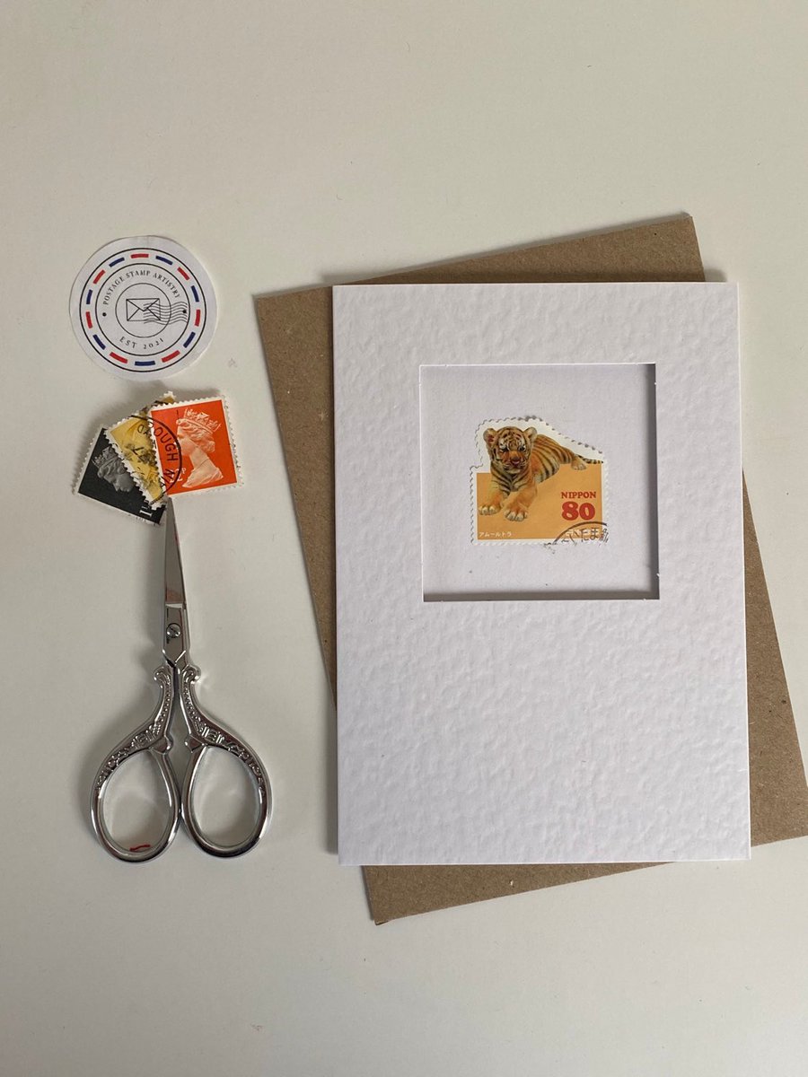 pstampartistry's tweet photo. Excited to share this item from my #etsy shop: Pick Your Postage Stamp Card/Blank Card/Animals &amp; Flowers/Handmade/Vintage Postage Stamps/Postage Stamp Artistry - 4x6 Greeting Card https://t.co/TvszexVDv9
#earlybiz #tiger #blankcard #greetingcard #notelet #postagestamps #giftideas https://t.co/aO2NEZx9pu