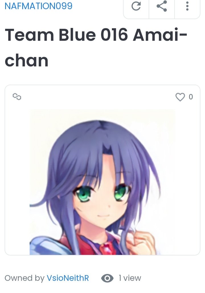 VsioS's tweet photo. Just won a sweet anime girl #nft from a #giveaway! 🥰❤❤
Thank you very much, @Nafmation! 
Check out their cute #animenft on #opensea! 🥰❤❤

#nftcommunity #animenft #anime #animegirl #openseanft #polygon #matic https://t.co/jbPlXiBMdC