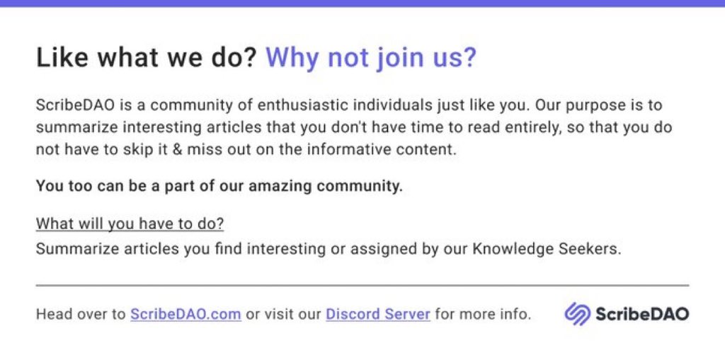 ScribeDAO (✍️,📝) tweet media