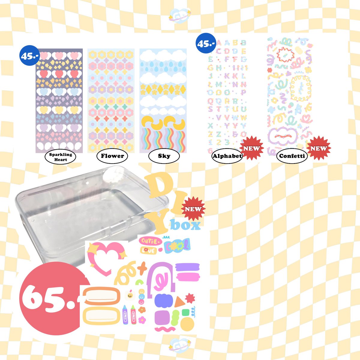 _merry_making's tweet image. 🎢 GOOODAAAY 🪅

🧺 ใบเมนูของเราตอนนี้นะคะ 🧴
[update] 14 oct 2021

✋🏻
#mkgoodsrv - รีวิว 
#mkwannatellyou - อัพเดต
#mksentlove - แจ้งส่งของ 

📦 สินค้าพร้อมส่ง — shop.line.me/@530hvurt 
หรือ สั่งซื้อทาง DM

#สติ๊กเกอร์ไดคัท #เฟรมการ์ด #สติ๊กเกอร์ตกแต่ง