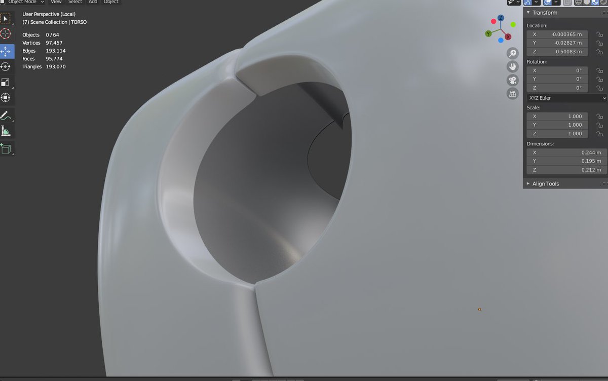 ArbjectsMedia's tweet photo. I can’t really share this new work project just yet but I’ll some #wip parts of it! Really nice getting in hard surface modelling with interesting shapes.
#blender #blender3d #blendercommunity #eevee #3dArt #3dDesign #3dPortfolio #3dModel
#arbjects #media #arbjectsMedia https://t.co/8RD28aiCfB