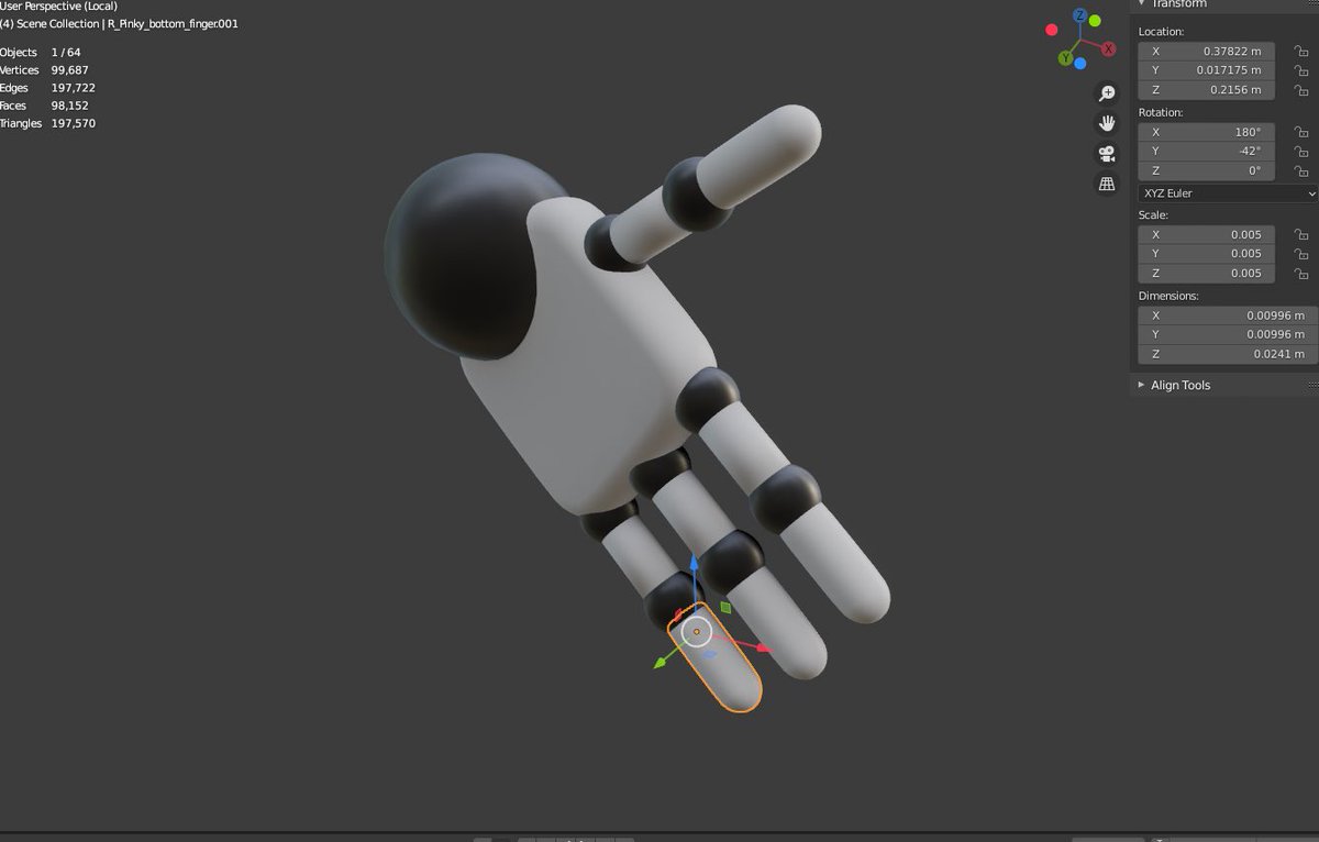 ArbjectsMedia's tweet photo. I can’t really share this new work project just yet but I’ll some #wip parts of it! Really nice getting in hard surface modelling with interesting shapes.
#blender #blender3d #blendercommunity #eevee #3dArt #3dDesign #3dPortfolio #3dModel
#arbjects #media #arbjectsMedia https://t.co/8RD28aiCfB