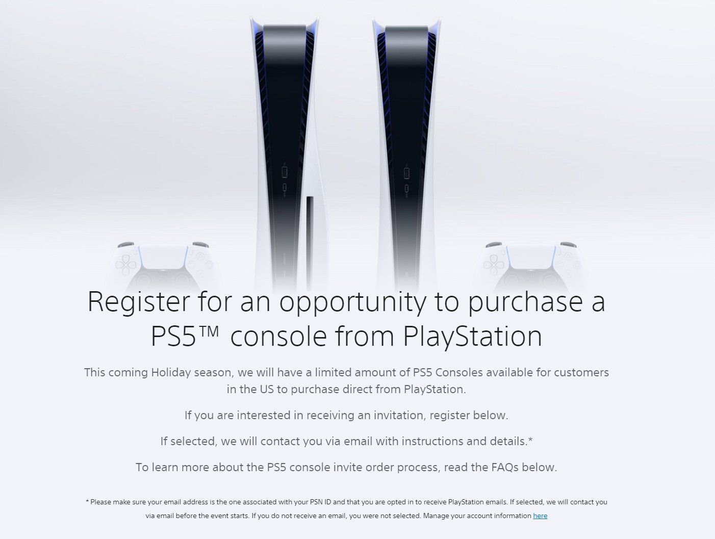 How to Sign Up for PlayStation Direct to Get a PS5