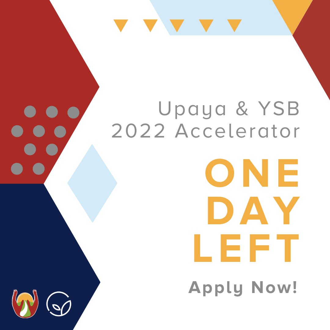 Only ONE MORE DAY to apply for the Upaya Social Ventures and Yunus Social Business Accelerator Programme in India. If you run an early-stage social business in India, this is your moment!  

Apply here: upayasv.org/accelerator

#impactaccelerator
#socialbusiness