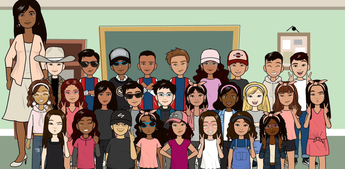 jcae2008's tweet photo. I'd like to introduce you to my magnificent class family!
#PixtonClassPhoto #edchat via @Pixton https://t.co/9qJwWt0kGD