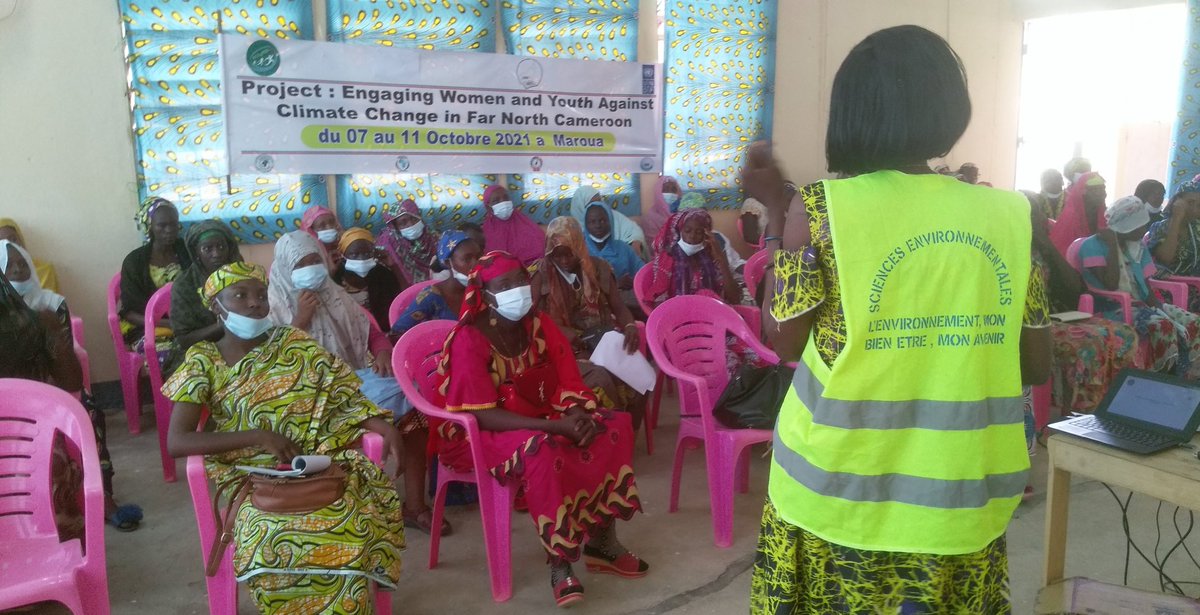 We need more #women & #youths in #ClimateAction. This is the meaning of the project: Engaging Women and Youth against #ClimateChange. This initiative is implemented in #Cameroon.
#NewDealForNature 
#climatechange 
#EcosystemRestoration 
#ForNature & #climate