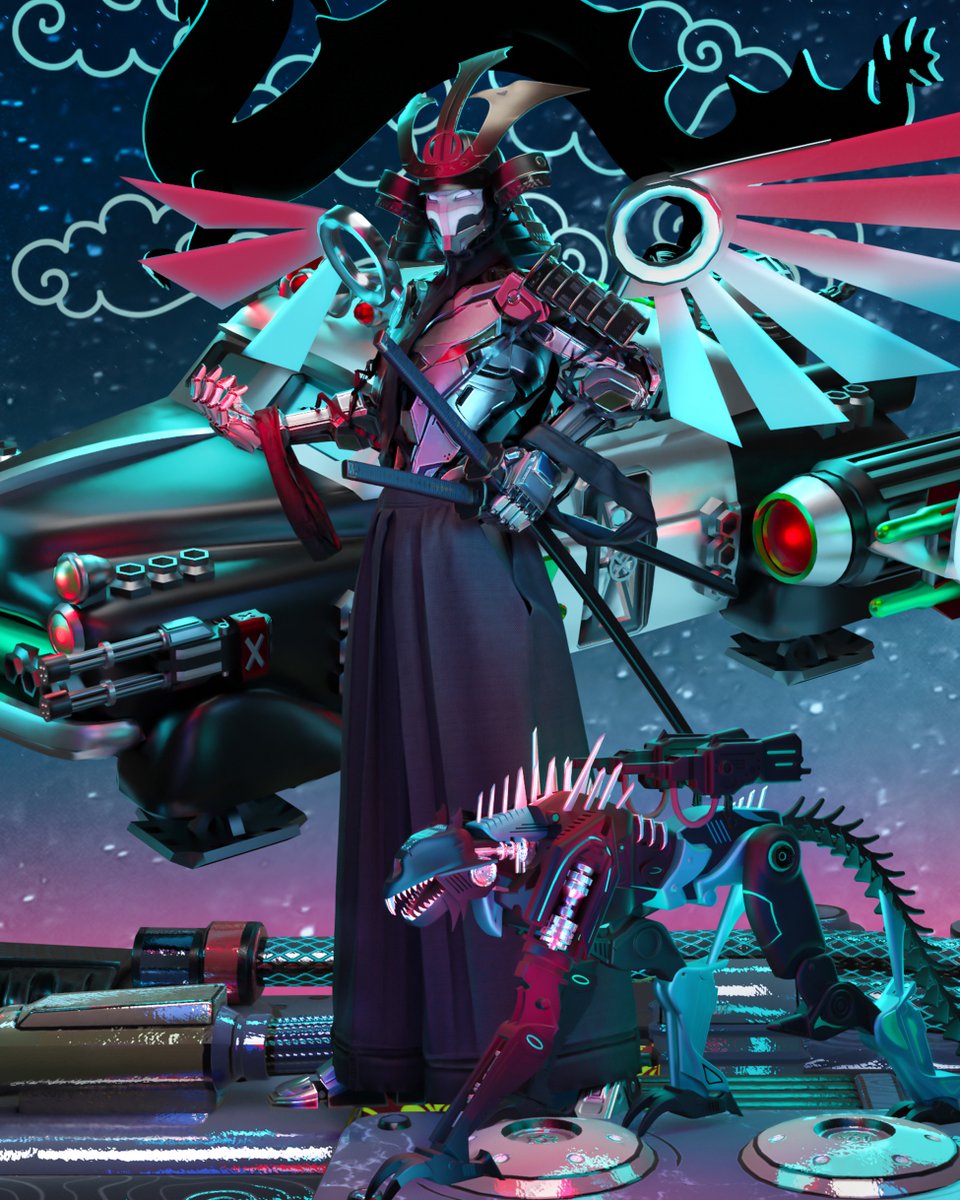 ketan_chandekar's tweet photo. Listed my "NEW DROP" on @opensea

"Cyber-Samurai " now live.
1/1 edition
0.35 ETH 
https://t.co/geDj4WewrN

Any share helps!
Thank you❤️
@nft_asia @nft https://t.co/9rXakhqBoO