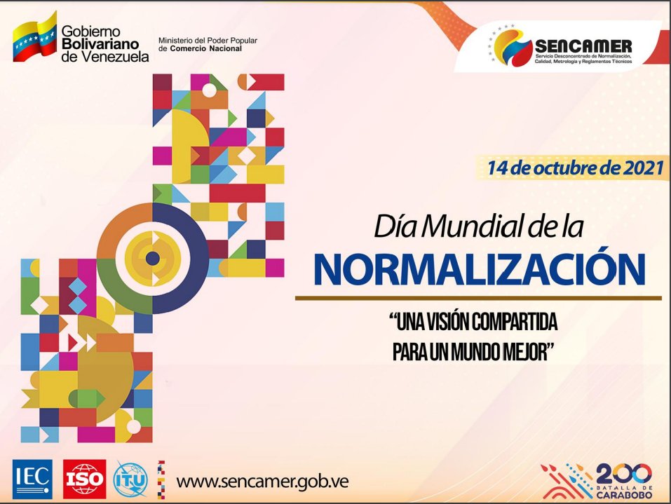 yusmamirabal's tweet photo. Conéctate y participa #DíaMundialDeLaNormalización #WorldStandardsDay 
Requisitos para los organismos que realizan auditorias y la certificación de gestión para la evaluación de la conformidad según ISO 1702   2:00 pm
https://t.co/GkVESZkKZ1
ID de reunión: 969 0939 6438 https://t.co/5DPOvf62pT