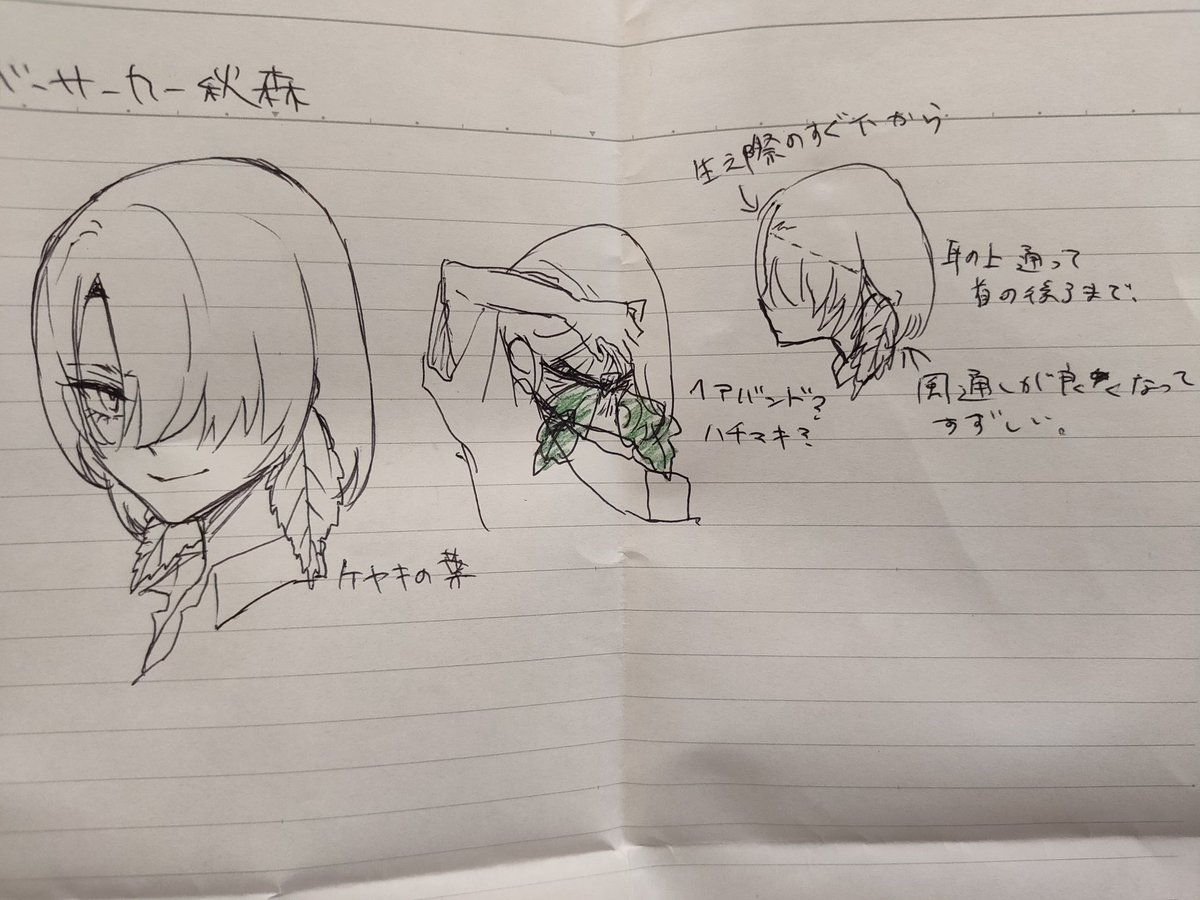 今描いた 