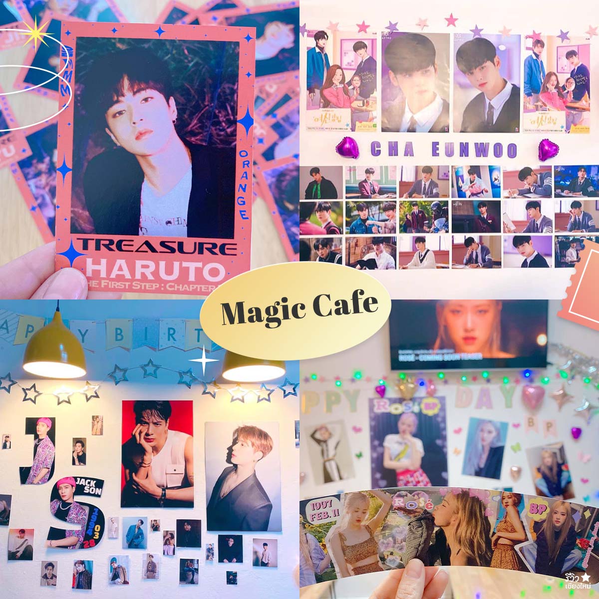 reviewchiangmai's tweet photo. @MagicCafeCNX
ร้านคาเฟ่แรกกับโปร���จ็ค #MagicProject4U ติดต่อวาง CUP SLEEVE, โปรเจ็ควันเกิดศิลปิน, จัดงาน Meeting แจกโปสการ์ด หรือที่ครอบแก้ว รูปศิลปิน น่ารักสุดๆ 💖 https://t.co/fkNMDX79FG