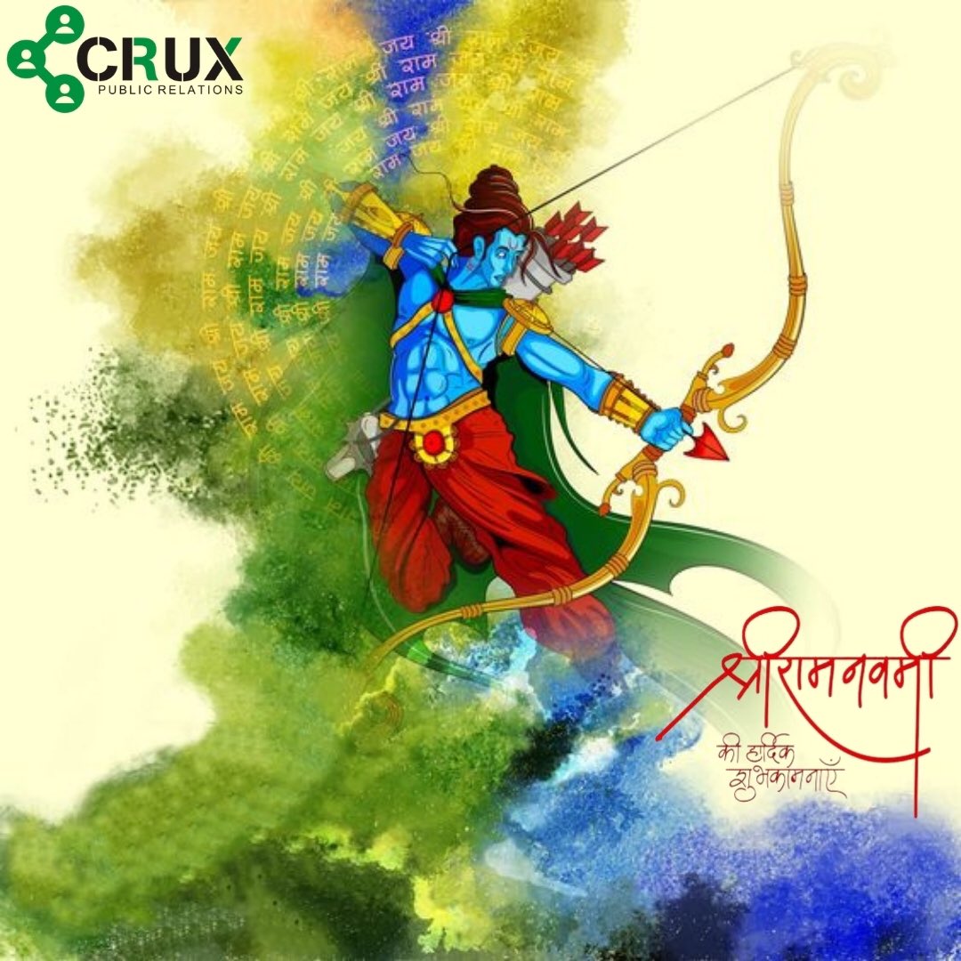cruxpr's tweet photo. This Ram Navami, may Shri Rama shower you with his choicest blessings. Here's wishing you and your family on this auspicious day. https://t.co/Qj3K7IK4cT