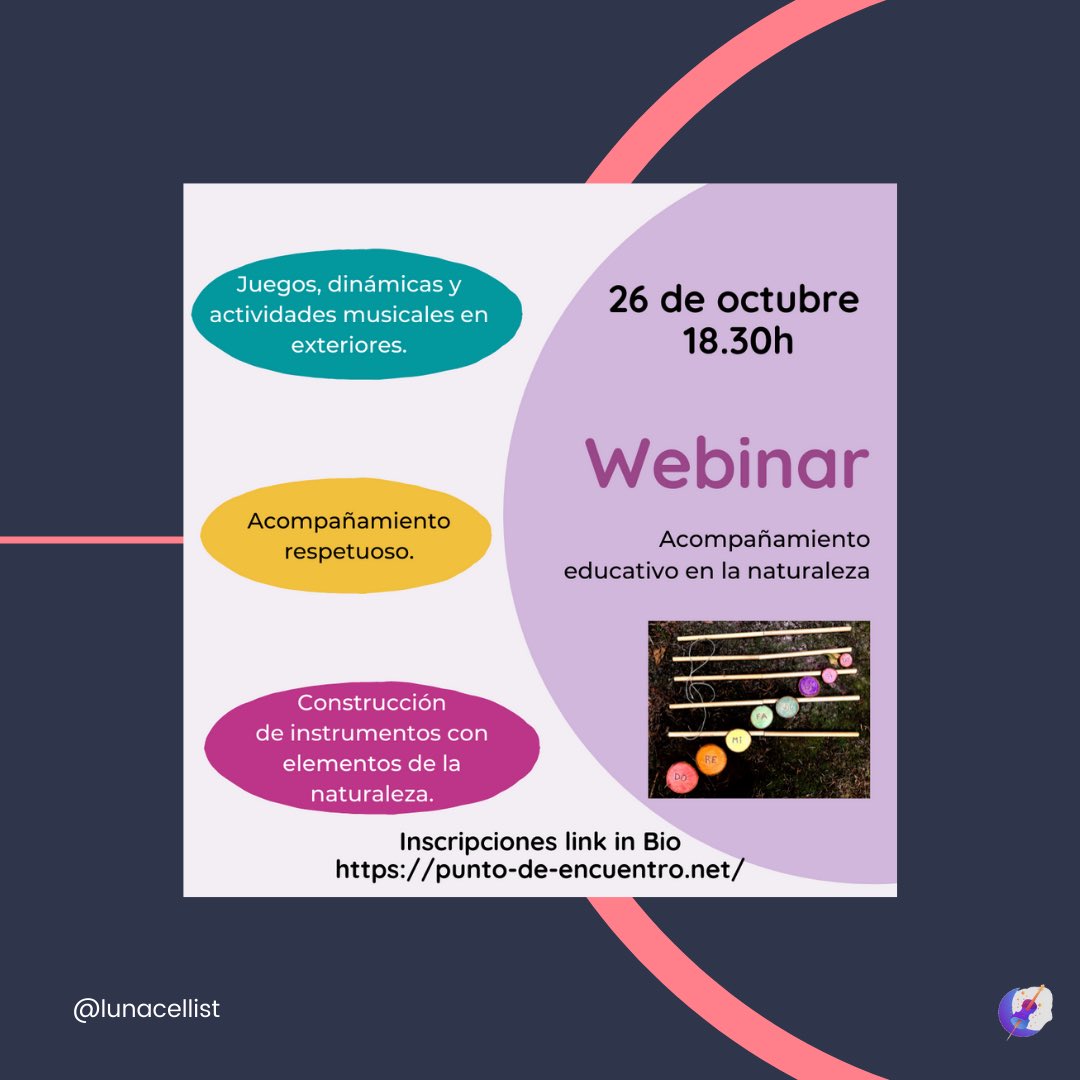 LunaCellist's tweet photo. EN TRES PALABRAS...

Inscríbete ya a este Webinar que organiza dentro de las jornadas educativas la asociación Punto de Encuentro de Stuttgart en Alemania.
Toda la información está en el link de mi bio o en la web de la asociación. 
https://t.co/KUcaWwupFo https://t.co/wzubshjONR