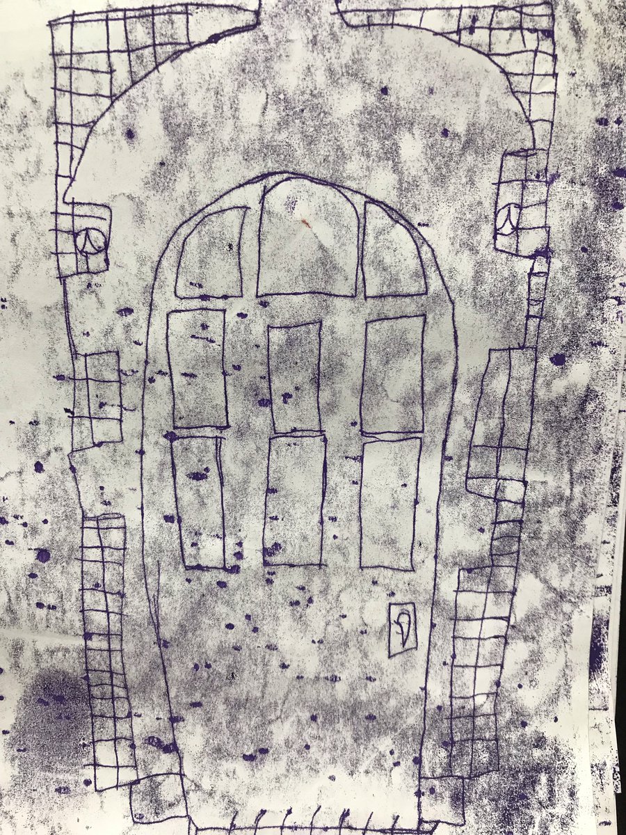 Amaia_Movie's tweet photo. Line and tone working in harmony in these year 8 prints. #Year8Art #UrbanProject #TextureAndDetail #PrintingSkills https://t.co/R4VFbyXrq9