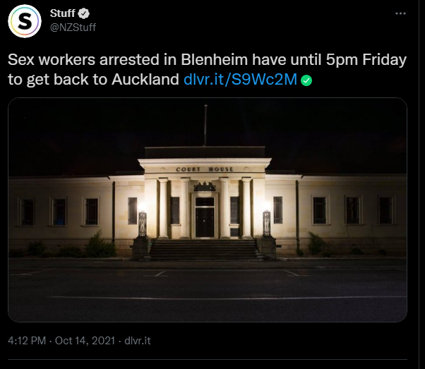 SwanAotearoa's tweet photo. And today on NZ media exploits sex industry stigma for clicks, @NZStuff and @nzherald have both doxed two sex workers. As if making a huge song and dance about their profession which has little actual relevance wasn't bad enough, they had to put two womens safety at risk. Ugh. https://t.co/gRtaXpENgo