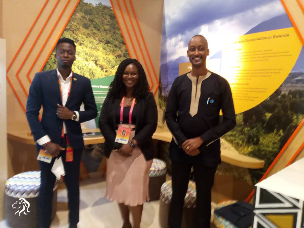 strivekakraba's tweet photo. An Africa, for Africans in Africa and everywhere else. Pleasure meeting you sir  @EddySebera #GhanaExpo2020 #RwandaExpo2020 https://t.co/ZJEq6rft1v