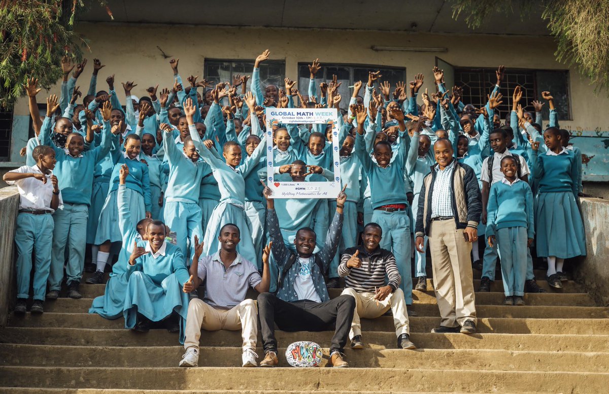 GlobalMathProj's tweet photo. It's Global Math Week in Tanzania and all of the world!
@GlobalMathProj @maanow @MathCircleNet @MathPlusAcademy @MathsCirclesOz @MuzologyEdu @cyfemat @aimssec @mEducation_A #MTBoS #iteachmath #iteachmaths #gmw2021 https://t.co/mYd3zsqVAD
