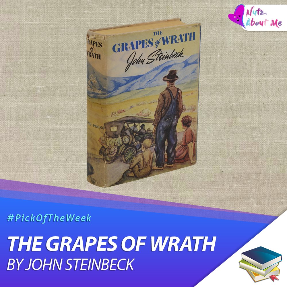 nutzaboutme1's tweet photo. The Grapes of Wrath is an American realist novel written by John Steinbeck and published in 1939. It centers on the Joad family, hardworking farmers who have lost everything in the Oklahoma Dust Bowl in the 1930s.

#thegrapesofwrath #johnsteinbeck #thegrapesofwrathbook #books https://t.co/gqnwLNKcSg