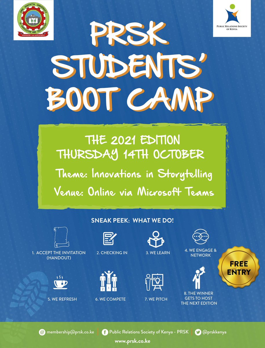 mmu3C's tweet photo. Today is #PRSKBootcamp2021 where PR &amp; Comm. students across different universities come together to learn from &amp; engage with industry leaders.
We encourage all @multimedia_uni students to be part of this initiative &amp; hopefully bag this year's edition.
All the best! https://t.co/ejN3j8yDvo