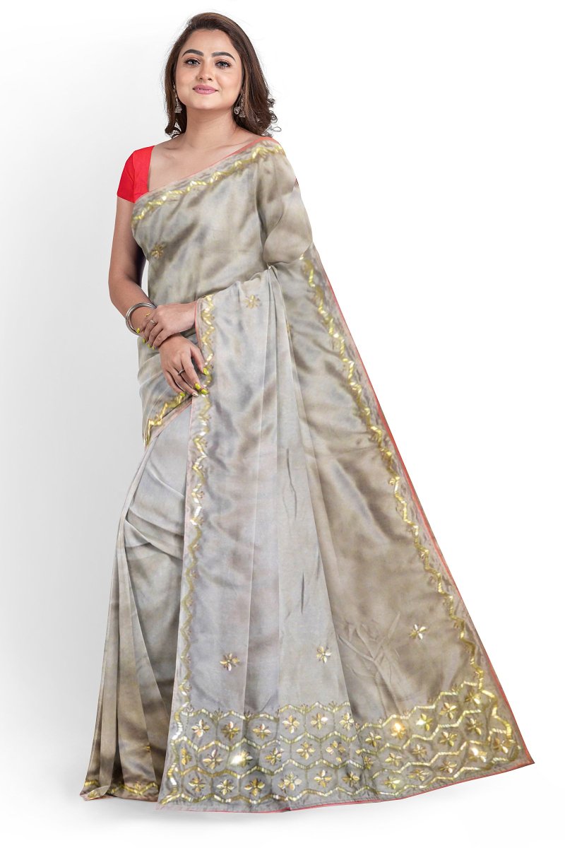 smsarees's tweet photo. Grey Designer Wedding Partywear Silk Cutdana Beads Hand Embroidery Work Bridal Saree Sari With Blouse Piece H227 https://t.co/ViSGUunmpe #designer #sale #smsaree #festival #Best https://t.co/FGWrLGmOMQ