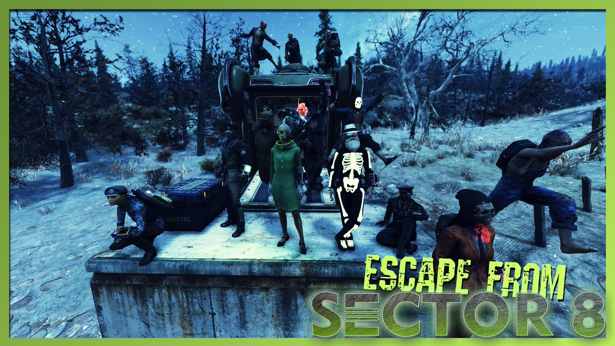 gorgetown76's tweet photo. Opening night of Escape from Sector 8 was amazing! Thank you to all our amazing actors and our wonderful guests who came through!

Spots are filling up fast. Send me a PM if you'd like to reserve a spot!

#gorgetown76 #fallout76 #halloween https://t.co/51aju9W670