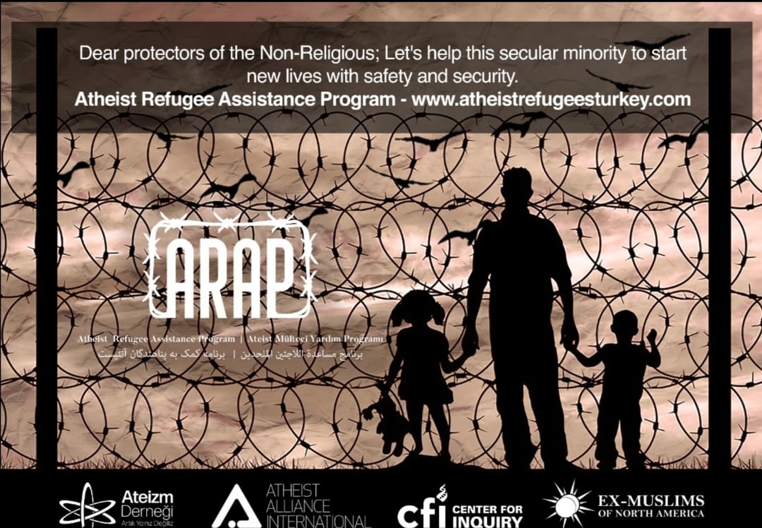 Atheist Alliance International S Tweet Let S Help Non Religious Refugees In Turkey B C Of Religious Oppression Supported By Atheistalliance Center4inquiry Exmuslimsorg Ateizm Dernegi Help By Donating To Aai By Becoming An Aai Member