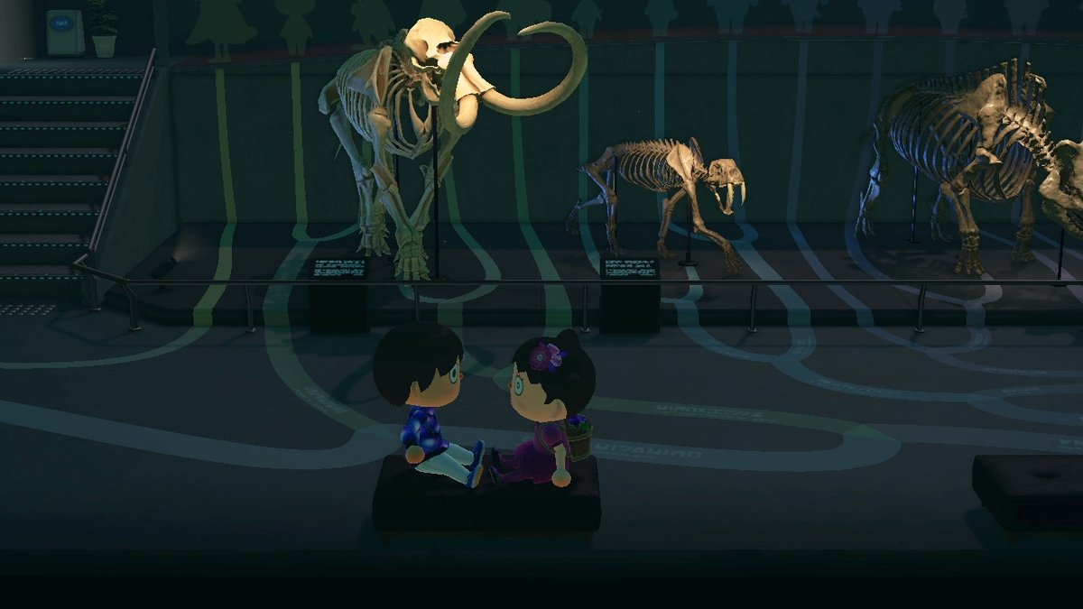 ACNH_Bermuda's tweet image. Since Celeste was here tonight we hung out with her brother in the museum. Evan and I had a lot of fun looking at everything!!

#BooIsland
#AnimalCrossing #ACNH #NintendoSwitch