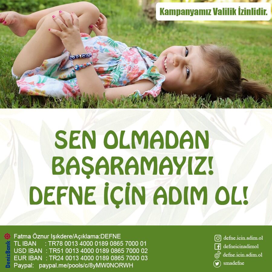 SMA HASTASI DEFNENİN ELİNDEN TUTMAK İÇİN ONA YARDIM EDELİM. ONA ADIM OLALIM. ONA HAYAT VERELİM. BİZ OLMADAN YAPAMAZ.
.
Basının GizlediğiOlay #dolar #Persembe #HAYIRLISABAHLAR #sabahnamazi #BenziniShelldenNeyiKelden #DolarTL #blackpinkdisband #snapchatdown #tugva #dolar9tl #tugva