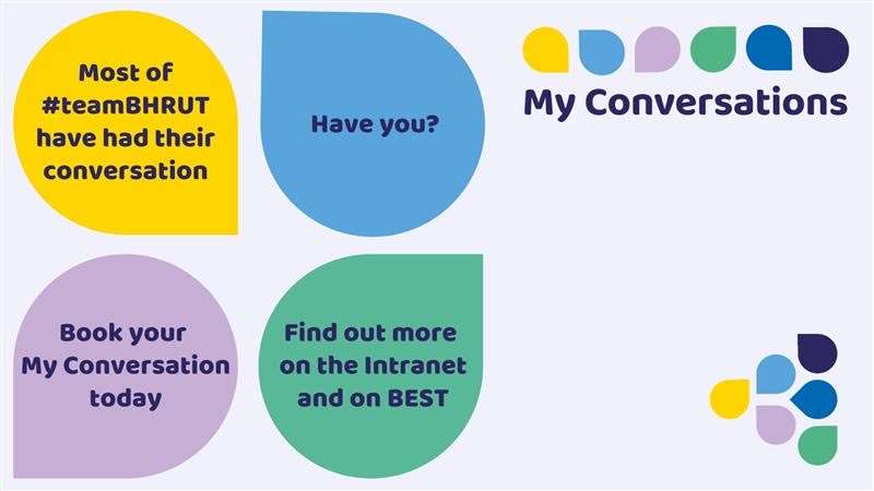 I am getting a lot from the privilege of having conversations with colleagues through our new “my conversation”.  Feels so much more people centred that typical appraisal. Over 54% of <a href="/bhrut/">BHRUT EP Team</a> colleagues have already had one. 👏🏽👍🏽
