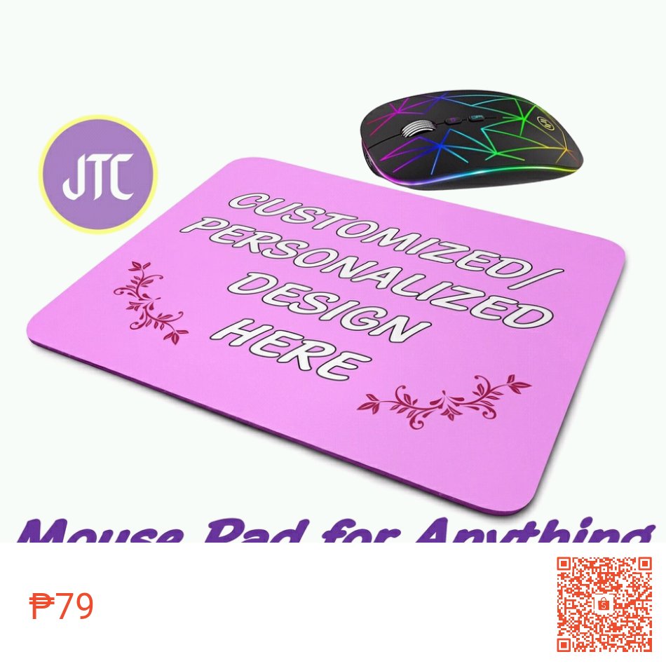 jtcollectionph's tweet photo. 💥✅ Affordable Gift Item: Mouse Pad 5MM Thick 7.1 x 8.6 inches Customized or Personalized Prints for Giveaways, Souvenirs @ only ₱79. Get it on Shopee now! https://t.co/s9hJ8vdeO8 #ShopeePH

@ShopeePH 
#paydaydeals https://t.co/GSaCCpPuXf