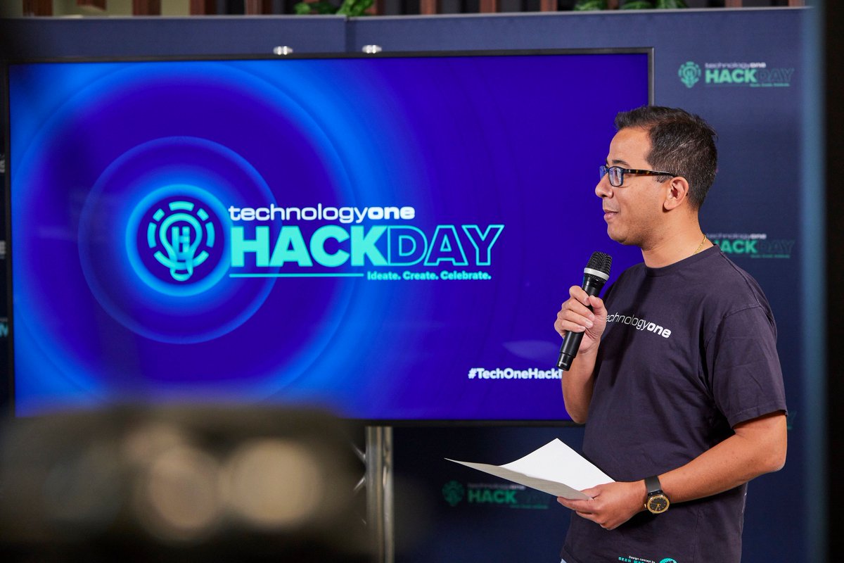 TechnologyOne's tweet image. We’re ready for 24 hours of hack-tion packed innovation, creativity and teamwork! Hack Day 14 has kicked off at #TechnologyOne.

#TechOneHackDay