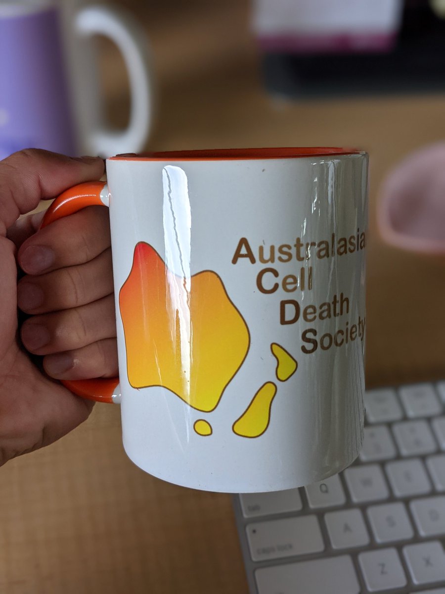 Very excited to receive my own ACDS mug. Thanks <a href="/AusCellDeathSoc/">Australasian Cell Death Society</a>!