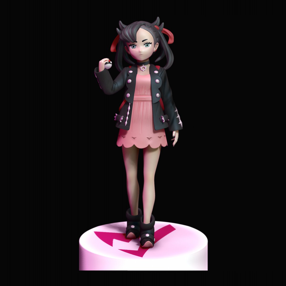 Lumico_Arts's tweet photo. Sculptober day13: Marnie
Theme: Punk
#3dsculptober #sculptober2021 #pokemon #marnie #roxy #galar #espada #escudo #Zbrush #photoshop #render #postproces #streaming #twitch #trainer #rival #team #yell #sword #shield #youtube https://t.co/NPxhvo7dB7