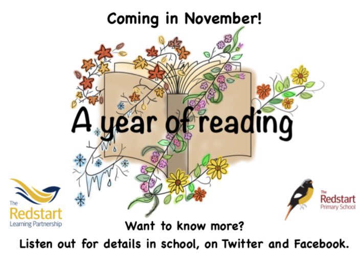 RedstartPrimary's tweet photo. Monday 1st November is going to be a day dedicated to reading to start our focus on ‘A Year of Reading’. Each year group will be taking part in and completing different activities based on reading, character discussion, story time and the delights of reading for pleasure!😊📚🌈 https://t.co/ymC0O6JR88