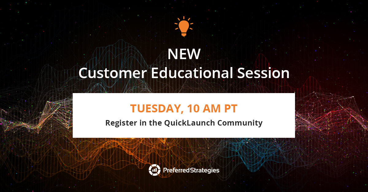 QuickLaunchData's tweet image. Next Tuesday October 19: Customer Education Session, "Module Overview - KPI" Register today! ow.ly/wLAe50Ge0jd