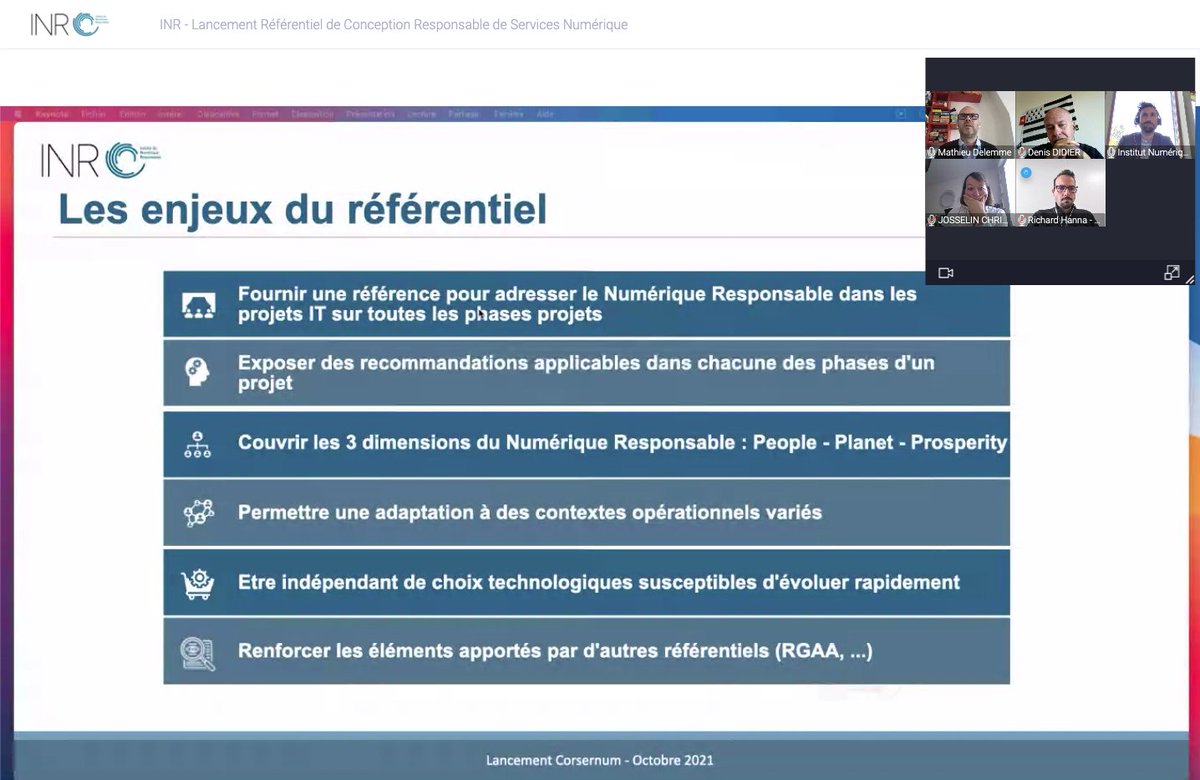 Christophe_Cl's tweet photo. 🍀 L'@institutnr lance le Guide de Référence de Conception Responsable de Services Numériques : GR491.
491 critères : 8 catégories de recos et conseils, dont 41 incontournables.
1,5 an de travail collaboratif avec + de 100 bénévoles.
https://t.co/ZfdB481N8k
#numeriqueresponsable https://t.co/KysaGQEYdK