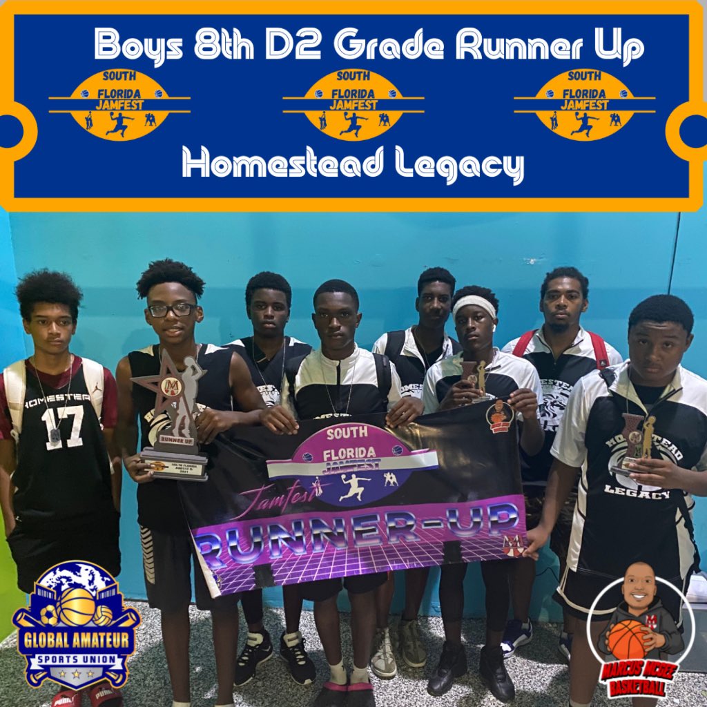 MMB_Events's tweet image. Congratulations To The Boys 7th &amp;amp; 8th grade Champions and Runner-Ups from The South Florida Jamfest IV‼️

🏆 7th Grade Champions: 
BBD 2027

🏆 7th Grade Runner Up: 
Force Miami

🏆 8th Grade Champions: 
Creek Ballerz

🏆 8th Grade Runner Up: 
Homestead Legacy

#SFJAMFESTSERIES