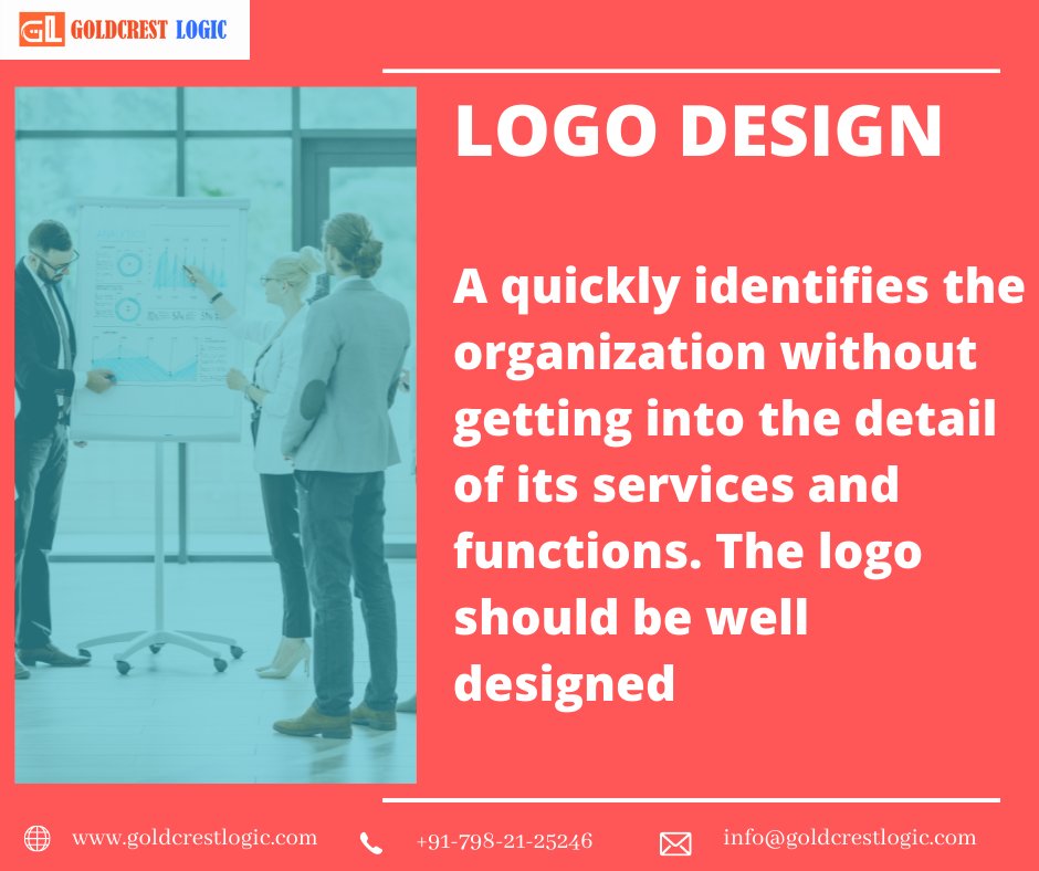 Goldcrestlogic's tweet photo. A quickly identifies the organization without getting into the detail of its services and functions. The logo should be well designed.
#logodesignservice
#logodesign
#createlogodesign
#logodesignermake https://t.co/M1RyOUYQuL