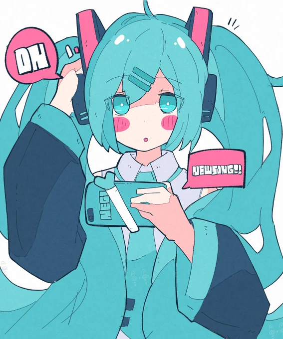 「音量MAXにしたの忘れて鼓膜が吹き飛ぶミクさん。」 