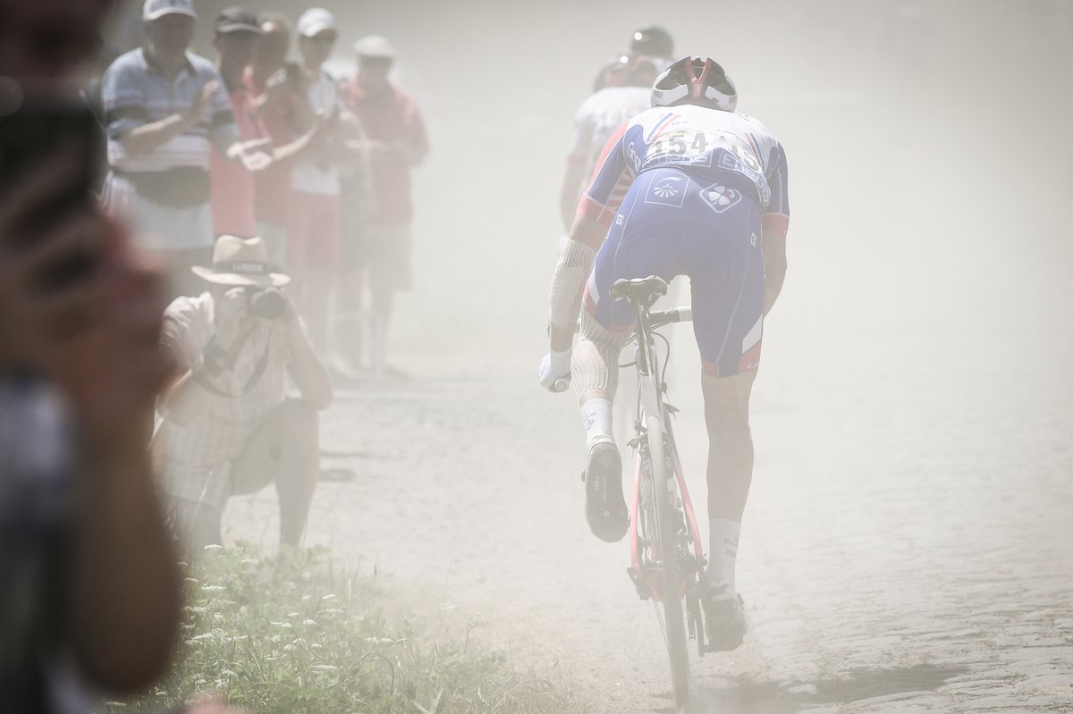 Etape 5 / Stage 5 
🚩@MEL_Lille  - <a href="/WallersArenberg/">Wallers Arenberg</a> Porte du Hainaut  🏁 155 km #TDF2022

😈 A stage with a slight whiff of Paris-Roubaix! 

😈Un parfum de #ParisRoubaix flottera sur cette étape !