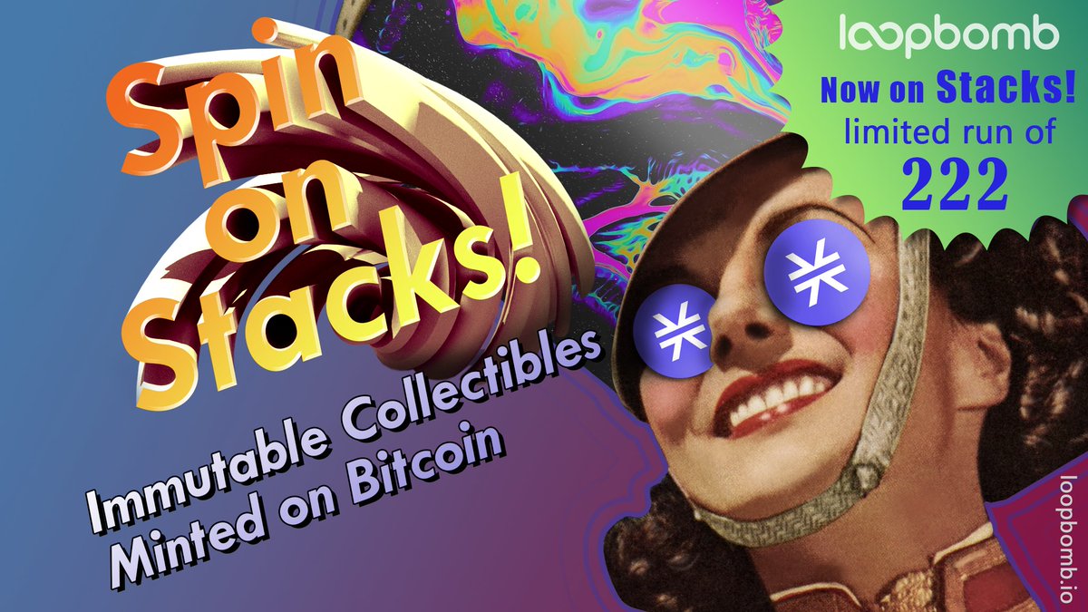 loopb0mb's tweet image. It’s alive👁️‼️👁️
This crazy chaos bot has been set loose to mix, churn &amp;amp; reveal some #ultrarare  #NFTart for your pleasure &amp;amp; profit. 
Only 222 on this run. 
One-of-a-kind, ultra-rare &amp;amp; now minted to the boss of blockchains #Bitcoin via @Stacks 
loopbomb.io 
.