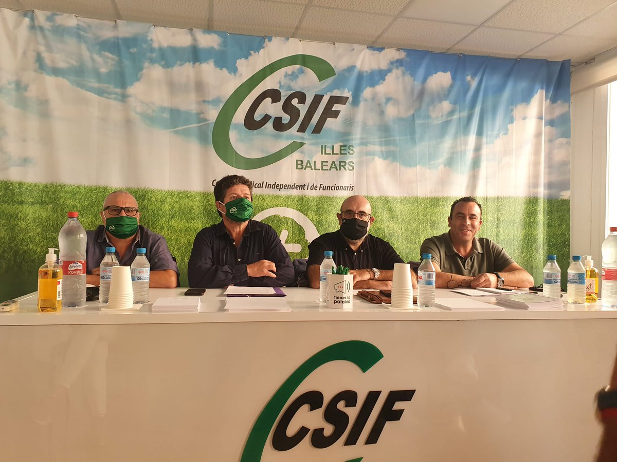 CSIFnacional's tweet image. 📌 El complemento de insularidad en Baleares para compensar el coste de la vida en sus islas, una de las problemáticas analizadas por el presidente de CSIF, Miguel Borra, en la reunión con los delegados baleares.