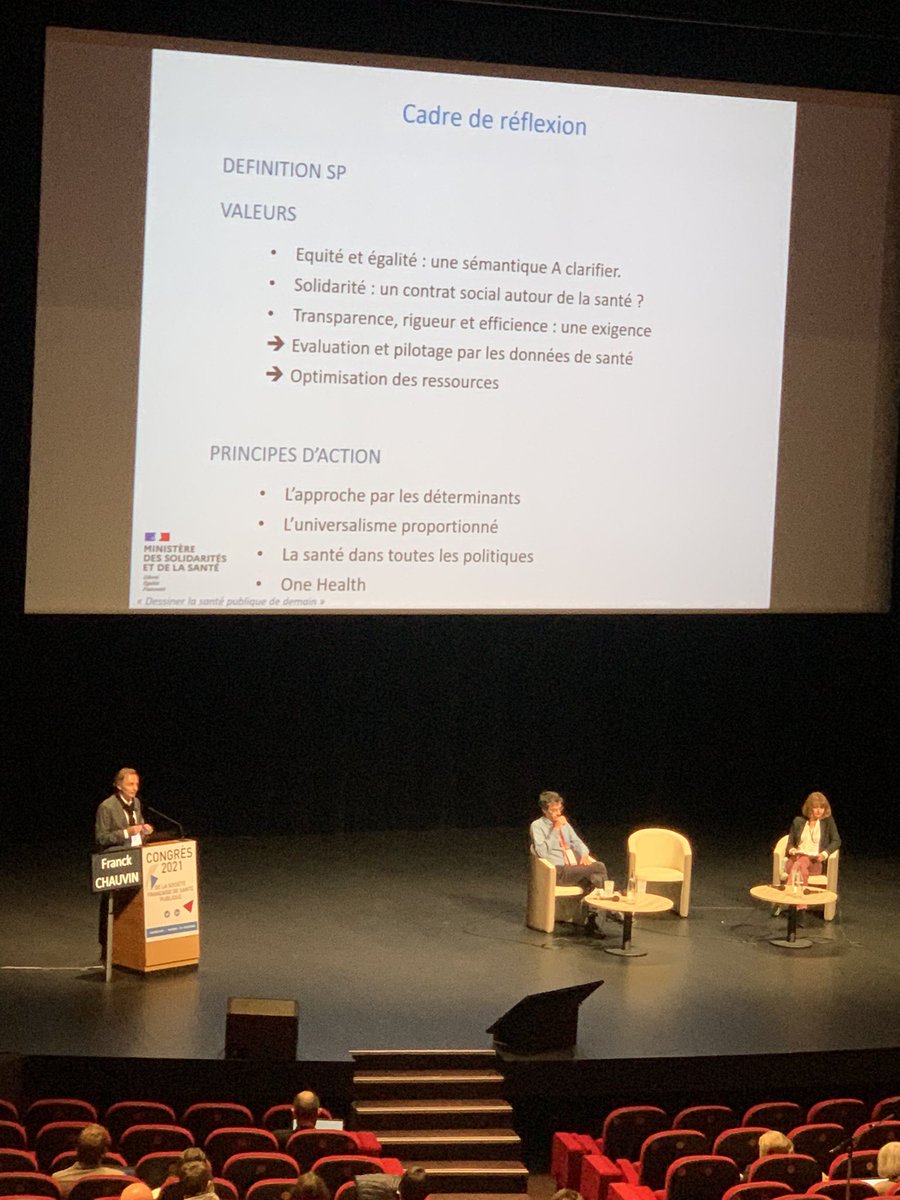 sylvaingautier's tweet photo. Congrès #SFSP2021 | @ChauvinFrm présente la méthode et les axes de travail et de réflexion du Collège de la mission #refondationSP confiée au Pr Chauvin par le ministre @olivierveran https://t.co/uDqJ9UZCyc