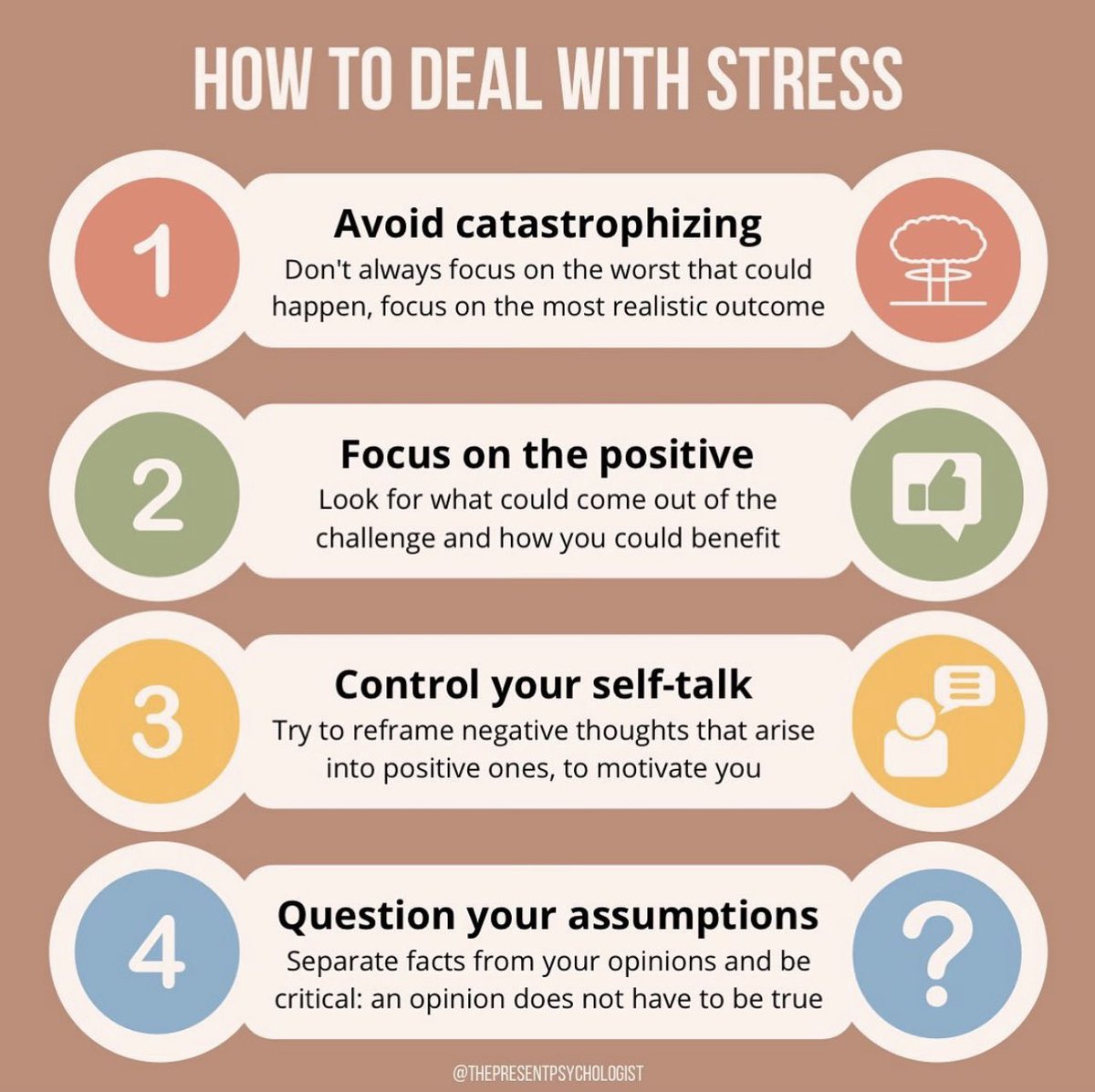 How to deal with stress…
#stress
#selfcare
#mentalhealth