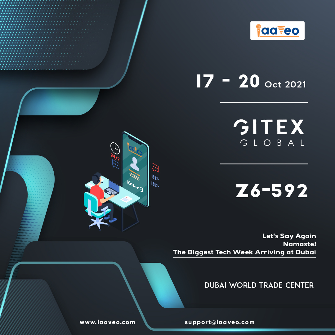 The Laaveo Team is Here To Help You With The Digital Solutions For Your Business! Mena's Largest Technology Event, @Gitextechweek Aims To Bring People Together, Foster Productivity, and Mould The Digital Life.

#gitex2021 #gitexfuturestars
#Dubai #gitextechnologyweek #Laaveo