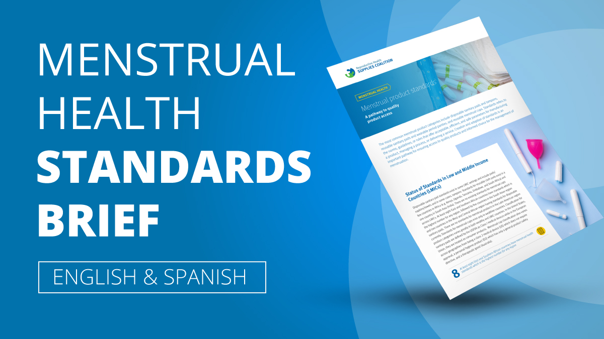 rh_supplies's tweet photo. What’s the state of #menstrualproduct quality standards? Why does it matter? What can you do? This new brief covers it all. What better way to mark #WorldStandardsDay? Download English brief at https://t.co/gwsbOBG9vo and Spanish version at https://t.co/HMg5ErtChY. https://t.co/4qSraUjZEn