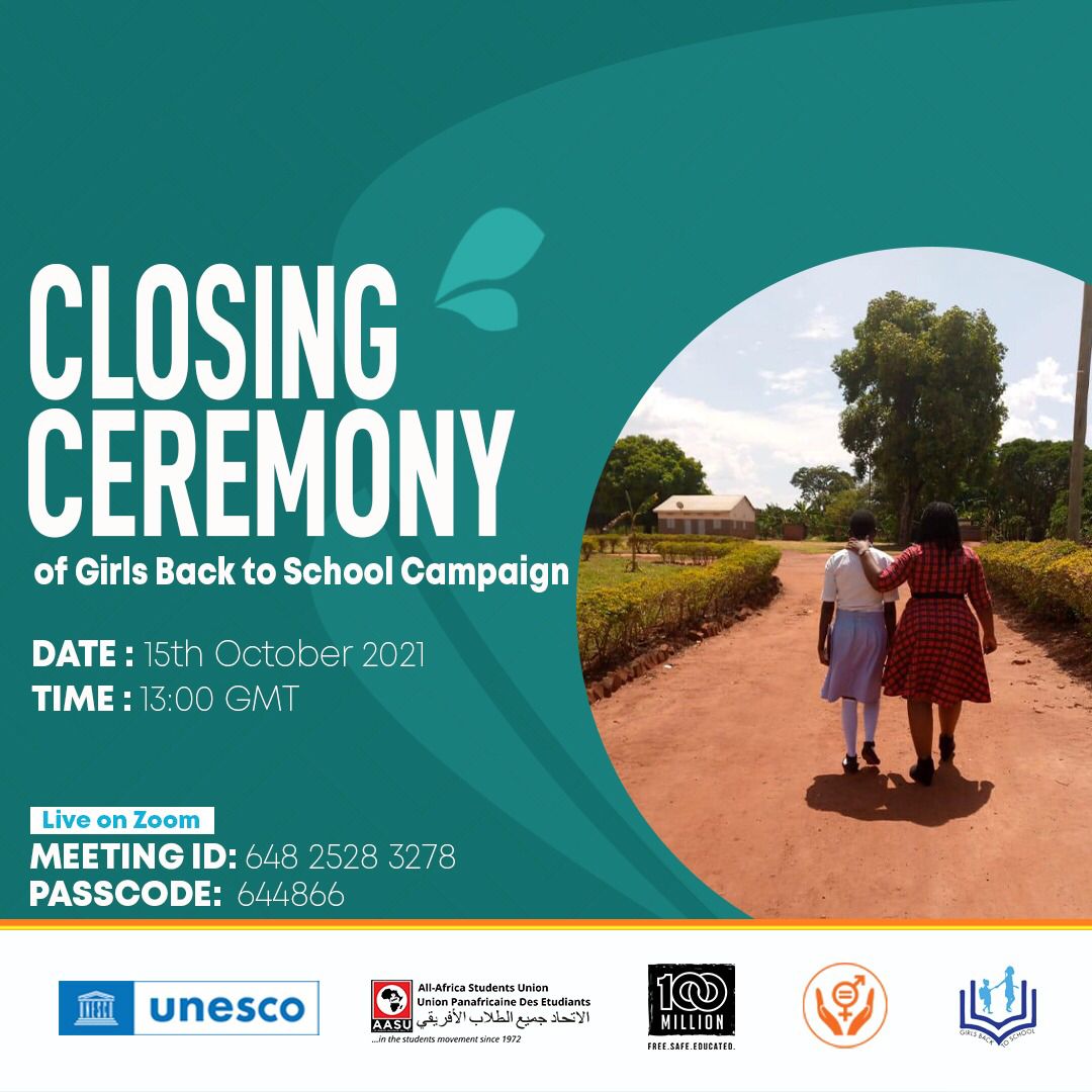 aasu_72's tweet photo. Join us tomorrow as we take stock of the Girls Back to School Campaign, and plan the next steps. https://t.co/2KpIJSqfl1