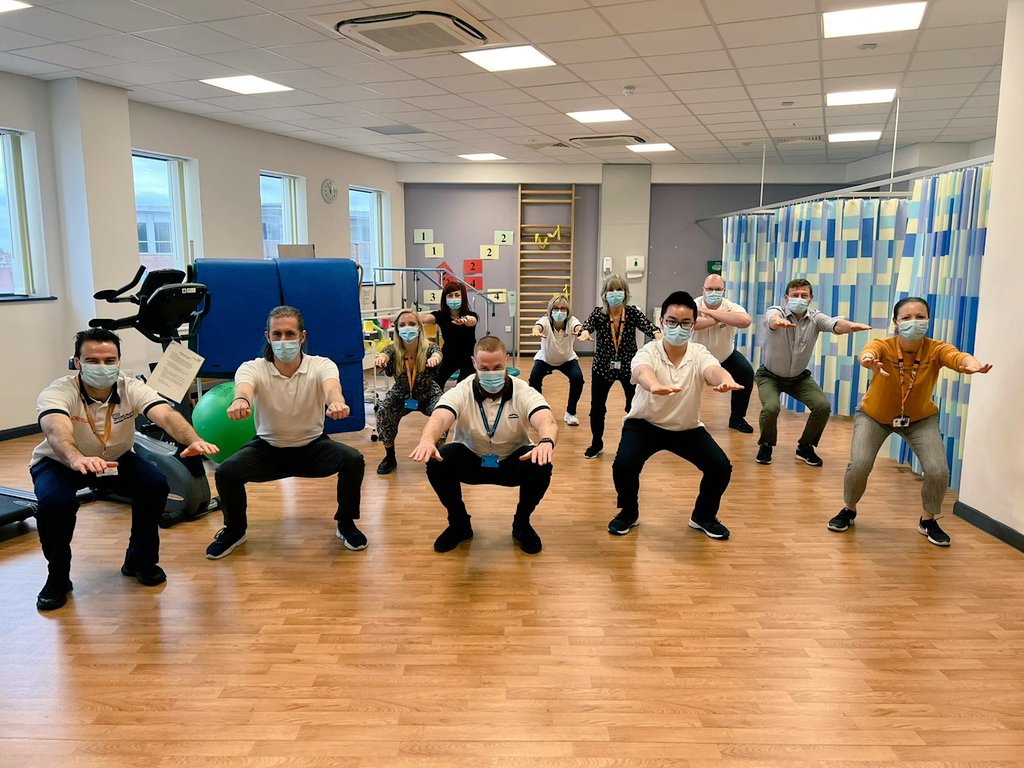 🥳 HAPPY AHP DAY 🥳

Celebrating in style in the MSK department today. The Squat and Plank hold challenge....what's your best time? 

#TeamLCO
#AHPsDay 
#AHPsday2021 
#AHPs
#ProudTOBEAHP
#Celebrate
#Appreciate
#Inspire
#CONNECT