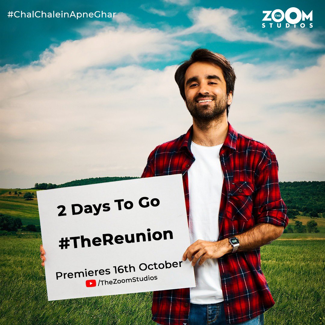 The wait will be over in 2 days. #TheReunion returns this Saturday 😍🏡 #ChalChaleinApneGhar #TheReunionOnTZS #Exciting #WebSeries #VeerRajwantSingh #KashmiraIrani #DevikaVatsa #LilleteDubey #KKRaina #PrabalPanjabi #ReleaseDate #HindiWebSeries