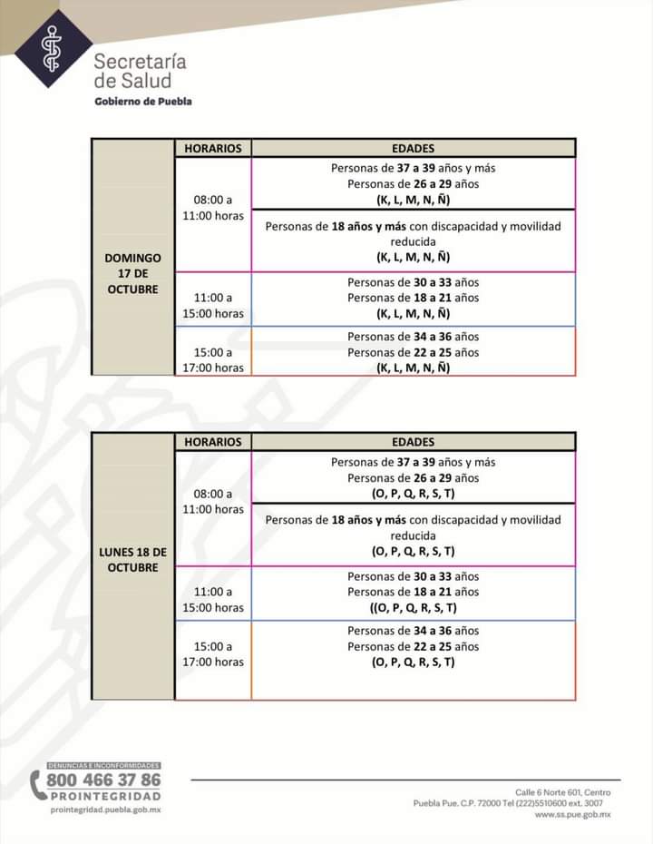 trasnformacion's tweet photo. #TómaloEnCuenta Este 15 de octubre inicia vacunación con #COVID19 en Xoxtla.

Logística de vacunación para personas de:
💉 De 18 a 29 años (1.a dosis AstraZeneca)
💉 De 30 y más (2.a dosis AstraZeneca)

Consulta los puntos de aplicación 📍 https://t.co/J5UinobVuj

@SaludGobPue https://t.co/JdyEW55rK7
