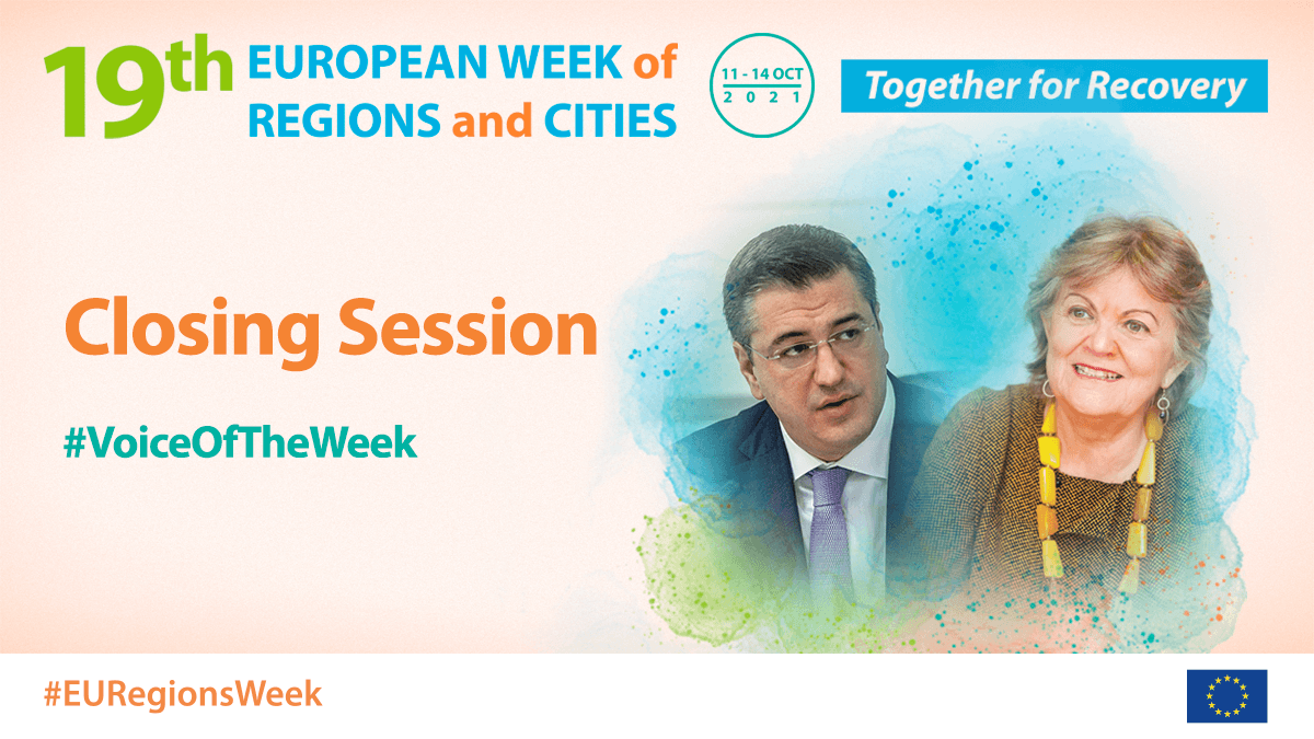 EUinmyRegion's tweet photo. How fit is your city for #CarbonNeutrality by 2050? How digitally agile is your region with Wifi access?⚡
Discover the results of our #VoiceOfTheWeek survey with Commissioner @ElisaFerreiraEC and @CoR_President, today at 2:30 PM!🤩
👉https://t.co/9r8GXupkGm
#EURegionsWeek https://t.co/5tvpojVVPi